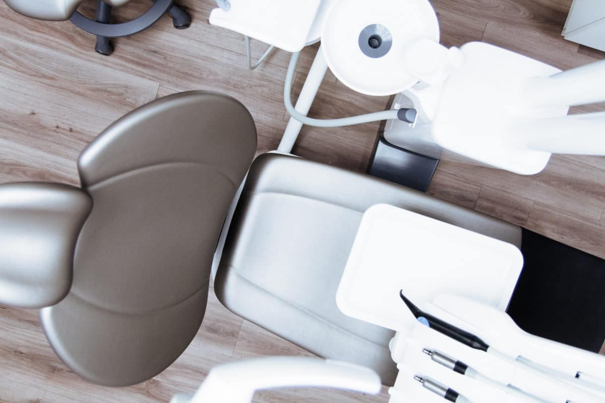 Dental practice chair